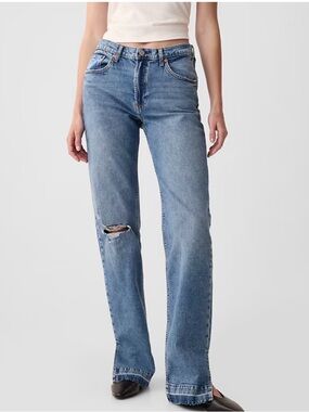 Gap mid rise 90’s loose jeans